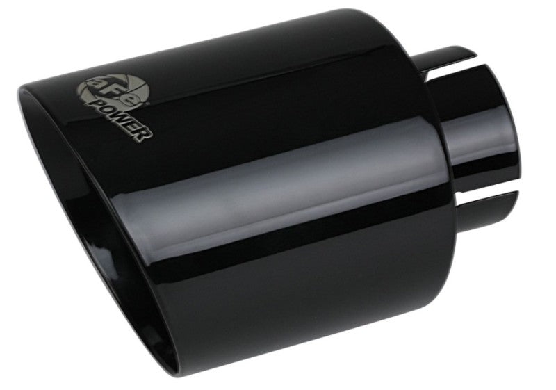 aFe Takeda 409 SS Clamp-On Exhaust Tip 2.5in. Inlet / 4.5in. Outlet / 7in. L - Black 49T25454-B071 49T25454-B071 User 1