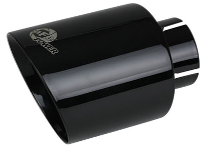 aFe Takeda 409 SS Clamp-On Exhaust Tip 2.5in. Inlet / 4.5in. Outlet / 7in. L - Black 49T25454-B071 49T25454-B071 User 1
