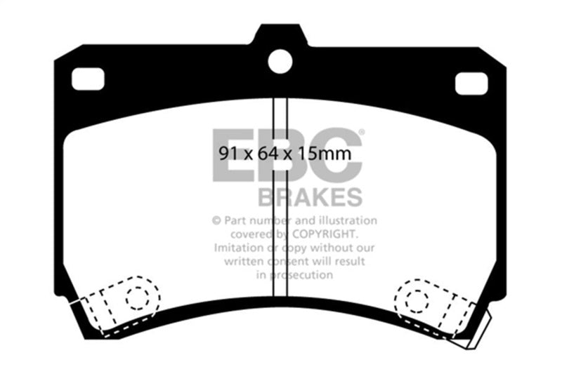 EBC Disc Brake Pad Set DP4884R Photo - Primary