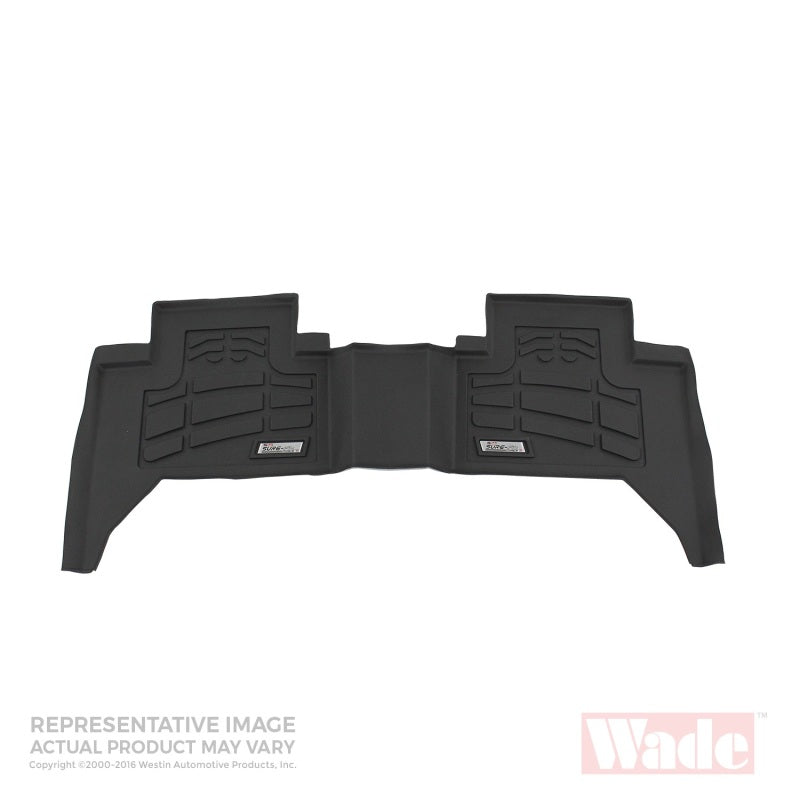 Westin 1999-2010 Ford Super Duty Crew Cab Wade Sure-Fit Floor Liners 2nd Row - Black 72-113014 72-113014 Photo - Primary