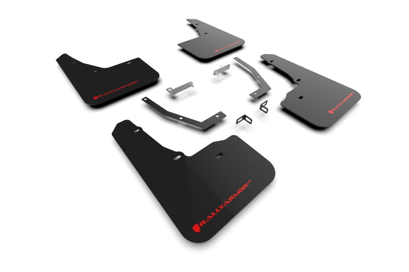 Rally Armor 2025 Subaru Forester Black UR Mud Flap w/Red Logo MF132-UR-BLK-RD MF132-UR-BLK-RD Photo - Primary
