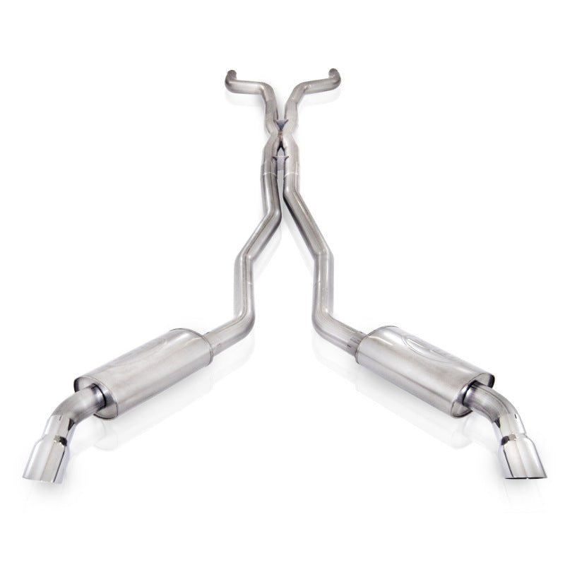 Stainless Works 2010-15 Camaro 6.2L 3in Exhaust X-Pipe Chambered Turbo Mufflers Polished Tips CA10CBC CA10CBC Photo - Primary