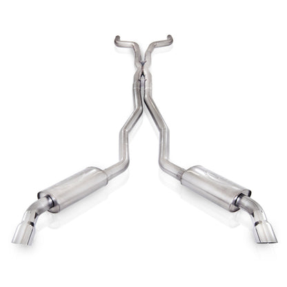 Stainless Works 2010-15 Camaro 6.2L 3in Exhaust X-Pipe Chambered Turbo Mufflers Polished Tips CA10CBC CA10CBC Photo - Primary