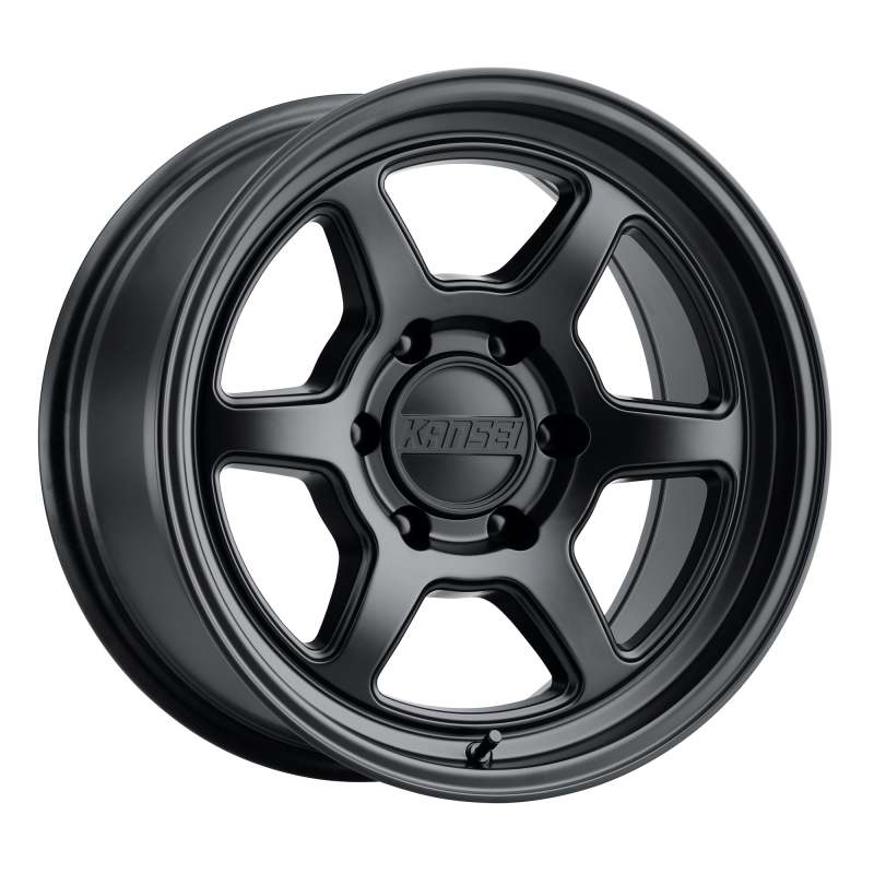Kansei K14MB Roku 17x8.5in / 6x135 BP / -10mm Offset / 87.1mm Bore - Matte Black Wheel K14MB-78565-10 K14MB-78565-10 Photo - Primary