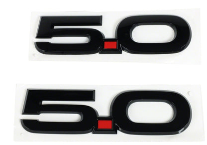 Ford Performance Parts 15-17 Ford Mustang 5.0L Fender Emblem Black M-1447-M50AB Photo - Unmounted