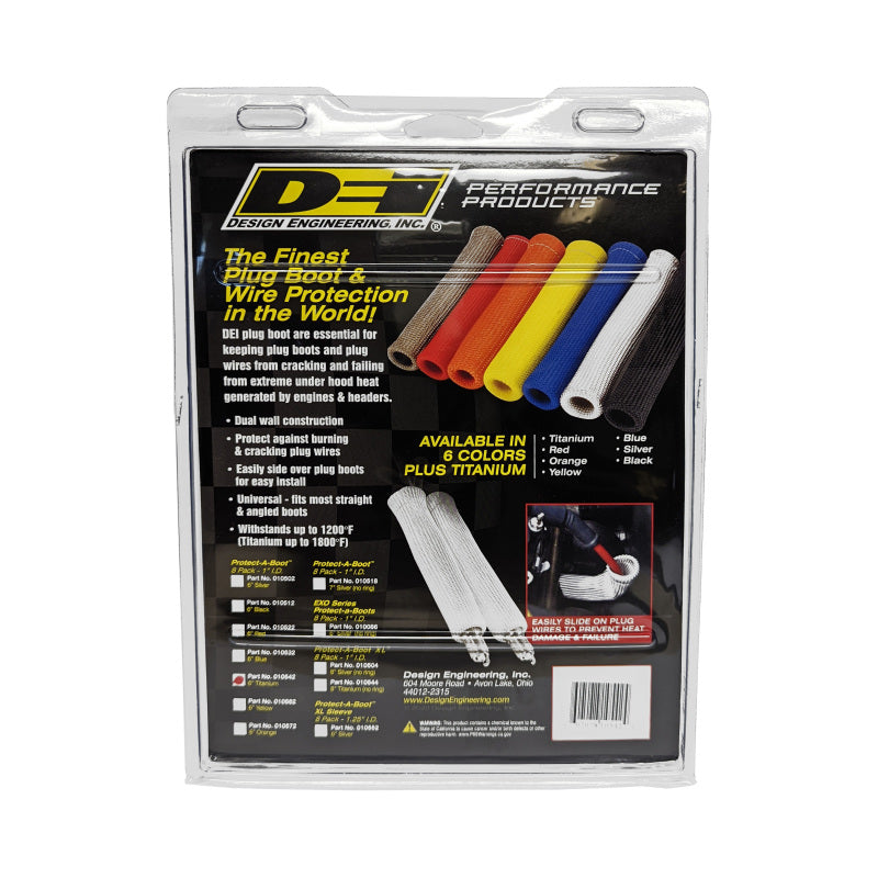 DEI Protect-A-Boot - 6in - 8-pack - Titanium 10542 10542 Photo - Unmounted