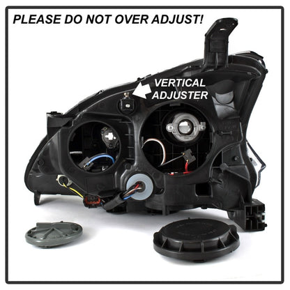 SPYDER xTune 13-15 Nissan Sentra DRL LED Light Bar Halogen Projector Headlights - Black (PRO-JH-NS13-LB-BK) 9042966 9042966 Photo - Unmounted