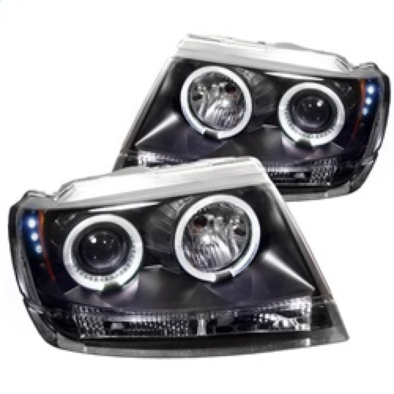 Spyder Jeep Grand Cherokee 99-04 Projector Headlights LED Halo LED Blk - PRO-YD-JGC99-HL-BK 5011145 5011145 Photo - Primary
