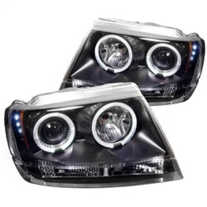 Spyder Jeep Grand Cherokee 99-04 Projector Headlights LED Halo LED Blk - PRO-YD-JGC99-HL-BK 5011145 5011145 Photo - Primary
