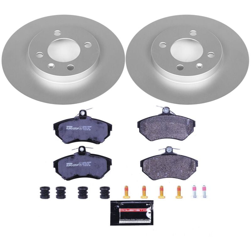 PowerStop Power Stop 95-02 Volkswagen Cabrio Front Euro-Stop Brake Kit ESK374 ESK374 Photo - Primary