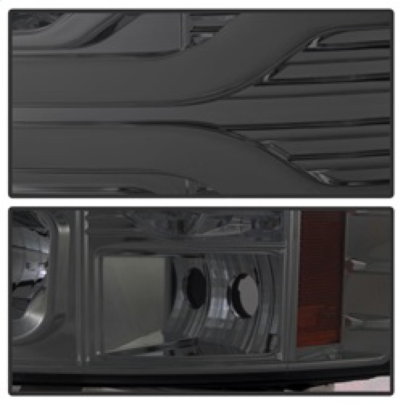 Spyder Chevy Silverado 1500 07-13 Version 3 Projector Headlights - Smoke PRO-YD-CS07V3-LBDRL-SM 5083623 5083623 Photo - Unmounted