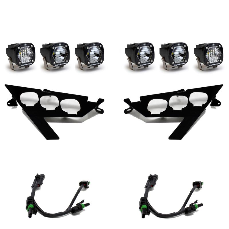 Baja Designs Polaris S1 Triple LED/Laser Headlight Kit - Polaris 2020-23 RZR Pro XP; 2022 RZR Pro R/Turbo R 447157 447157 User 1