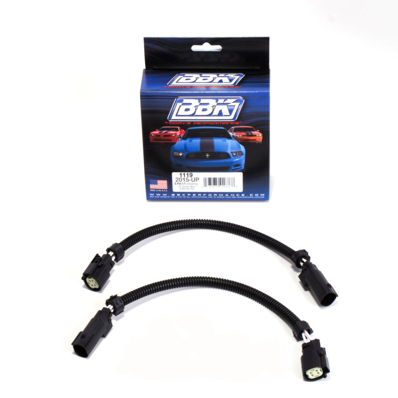 BBK Performance 2015 Up Mustang GT/V6 Front Wire 12" Harness Extension Kit 1119 Photo - Primary