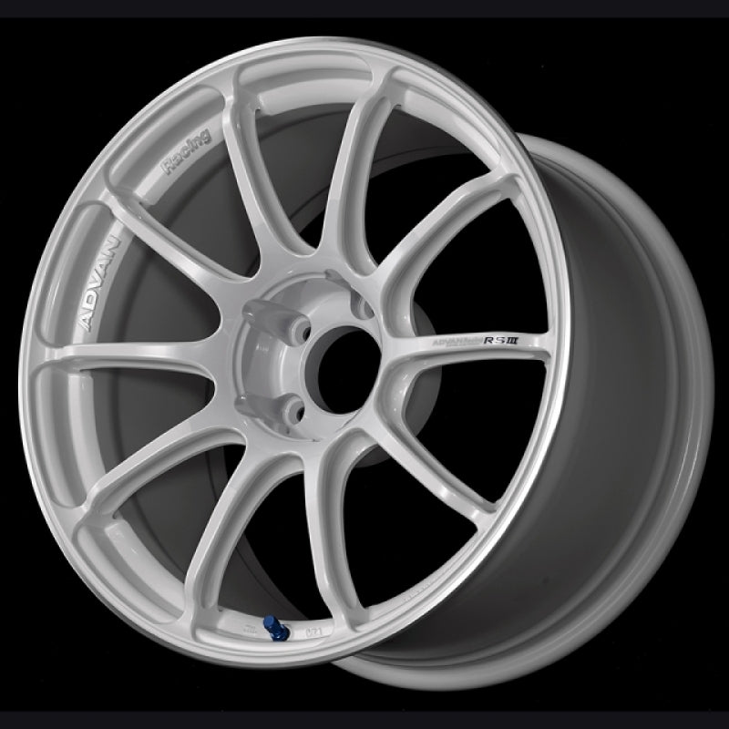Advan RSIII 18x8.5 +47 5x100 White Metallic & Ring Wheel YA38H47DWMR YA38H47DWMR User 1