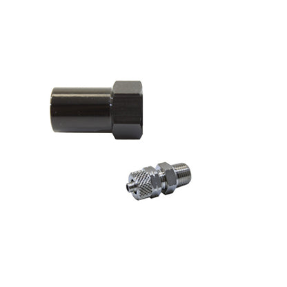 Snow Performance 1/8in NPT to 1/4in Quick-Connect Low Profile Straight Nozzle Holder SNO-810-QC SNO-810-QC Photo - Primary
