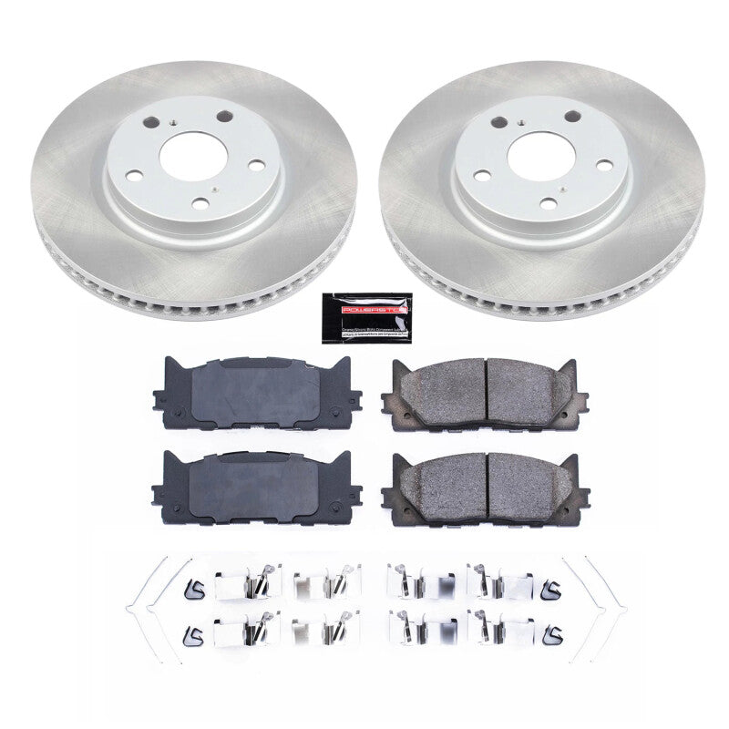 PowerStop Power Stop 07-17 Toyota Camry Front Semi-Coated Rotor Kit SC3053 SC3053 Photo - Primary