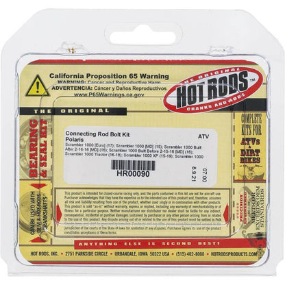 Hot Rods 09-12/2014 Polaris Sportsman 850 XP EPS 850cc Connecting Rod Bolt Kit HR00090 HR00090 Photo - Primary