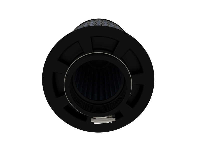 aFe MagnumFLOW Air Filter - Pro 5R 2.5 Inlet x 4.5in B x 4.5in T x 7in H (Inv) 24-91151 24-91151 Photo - Unmounted