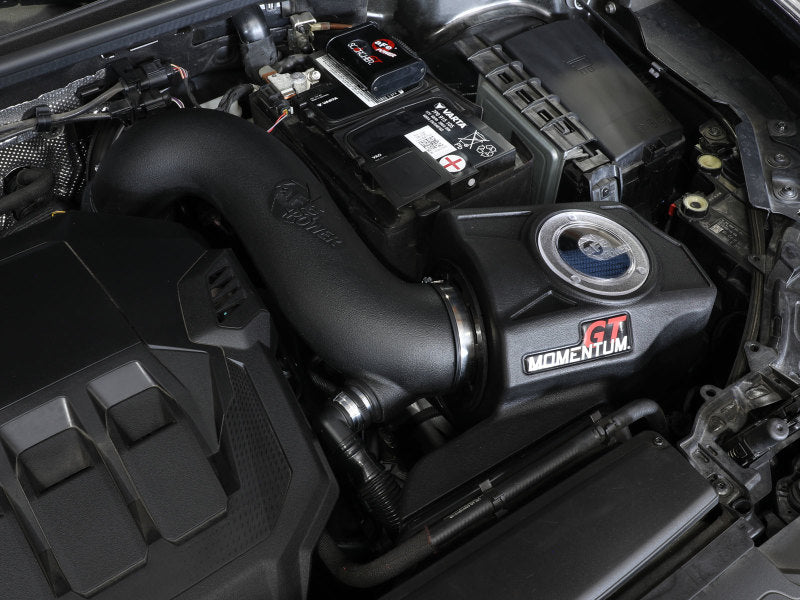 aFe Momentum GT Pro 5R Cold Air Intake System 19-21 Audi Q3 L4-2.0L (t) 50-70087R 50-70087R Photo - Mounted