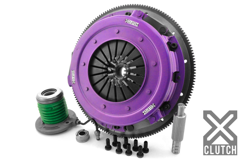 XCLUTCH 07-12 Ford Mustang Shelby GT500 5.4L 10.5in Twin Solid Organic Clutch Kit XKFD27695-2G XKFD27695-2G Photo - Primary