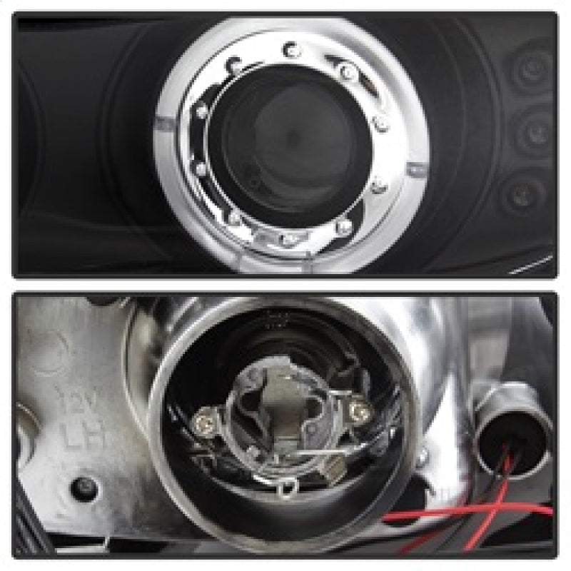 Spyder Chevy Camaro 98-02 Projector Headlights LED Halo LED Blk - Low H1 PRO-YD-CCAM98-HL-BK 5009234 5009234 Photo - Unmounted
