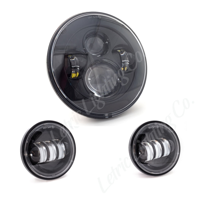 Letric Lighting 7in Led Hdlght W/Pass Lmps Blk LLC-ILHK-7B LLC-ILHK-7B Photo - Primary