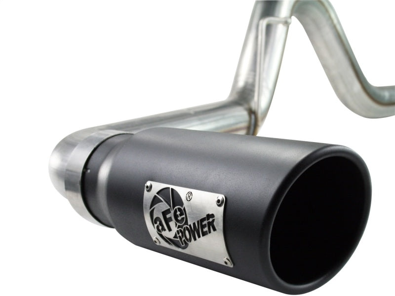 aFe Cat-Back Exhaust System Black - Ford F-150 04-08 49-43011-B Photo - Unmounted