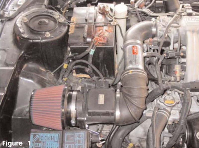 Injen 91-99 Mitsubishi 3000GT V6 3.0L Black IS Short Ram Cold Air Intake IS1820BLK IS1820BLK Photo - Mounted