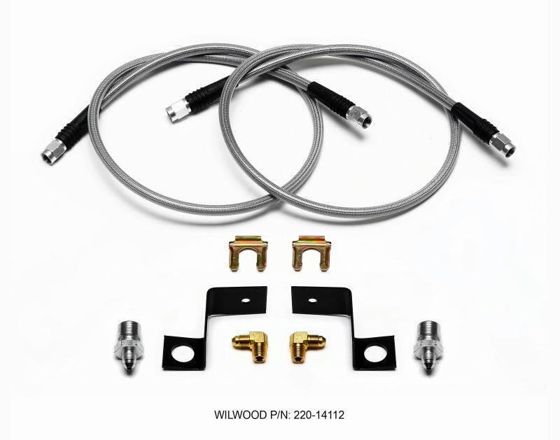 Wilwood Flexline Kit, 30 inch, -3, 3/8-24 IF, 1/8 NPT 90 Degree 220-14111 User 1