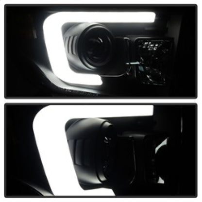 Spyder Toyota Tundra 2014-2016 Projector Headlights Light Bar DRL Black Smoke PRO-YD-TTU14-DRL-BSM 5080165 5080165 Photo - Unmounted
