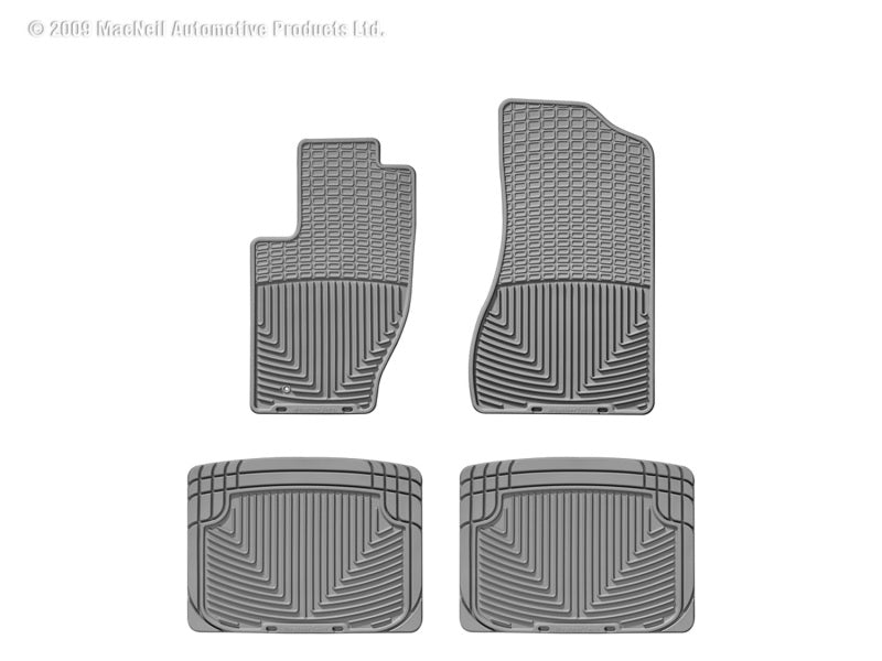 WeatherTech WT Rubber Mats - Rear - Grey Floor Mats Floor Mats - Rubber main image