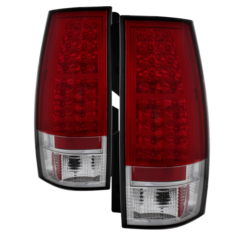 Spyder Chevy Suburban/GMC Yukon/Yukon Denali 07-14 LED Tail Lights Red Clear ALT-YD-CSUB07-LED-RC 5002150 5002150 Photo - Primary