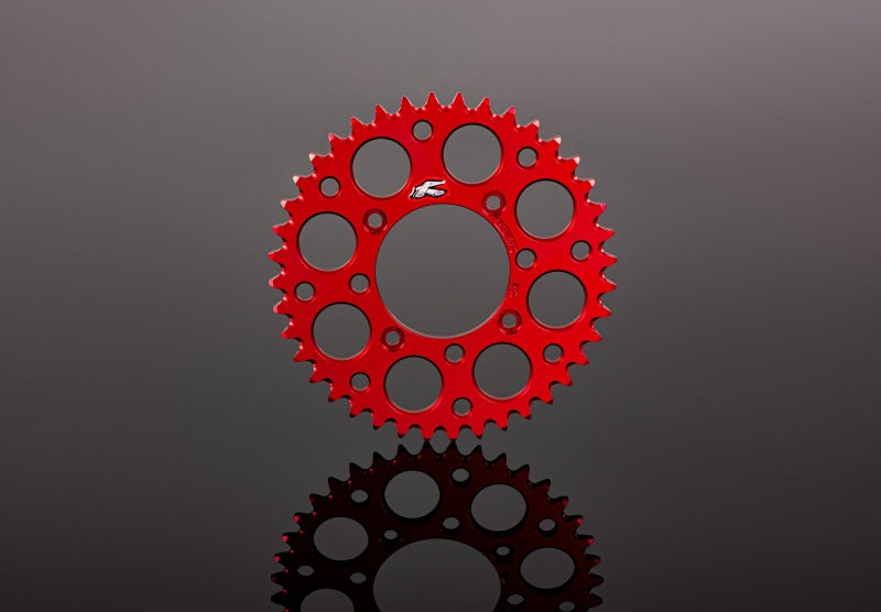Renthal 2019 GasGAs TXE Rear Grooved Sprocket - Red 520-42P Teeth 141U-520-42GPRD 141U-520-42GPRD User 1