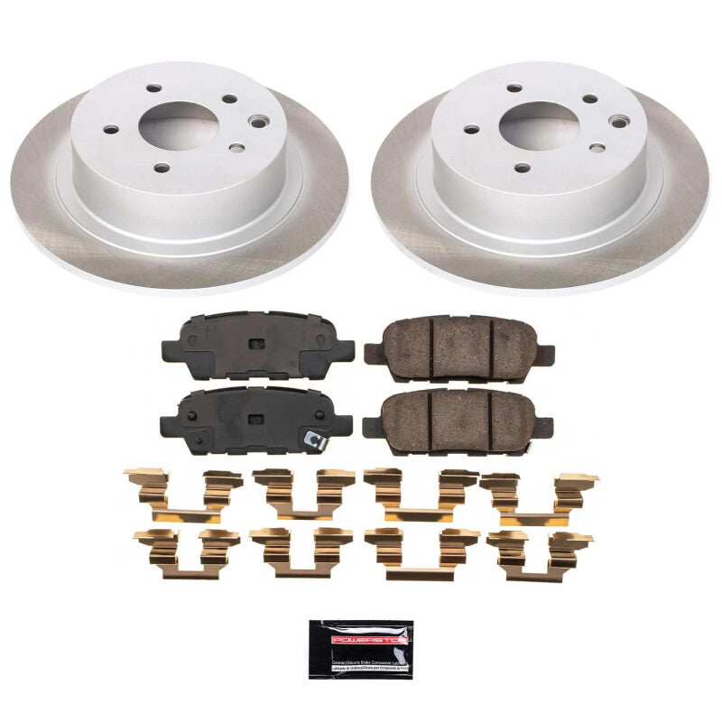 PowerStop Power Stop 07-10 Nissan Altima Rear Semi-Coated Rotor Kit SC7864 SC7864 Photo - Primary