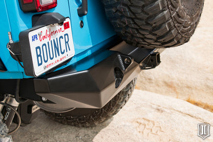 ICON 07-18 Jeep Wrangler JK Pro Series 2 Rear Bumper w/Hitch/Tabs 25218 25218 Photo - Mounted