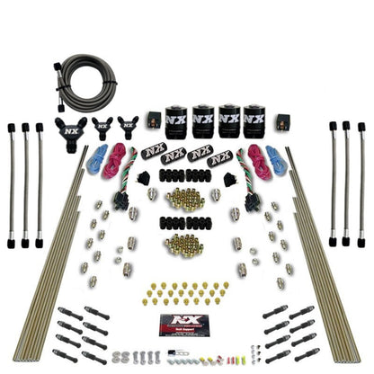 Nitrous Express 8 Cyl Dry Direct Port Dual Stage 4 Solenoids Nitrous Kit (200-600HP) w/o Bottle 93106-00 93106-00 Photo - Primary