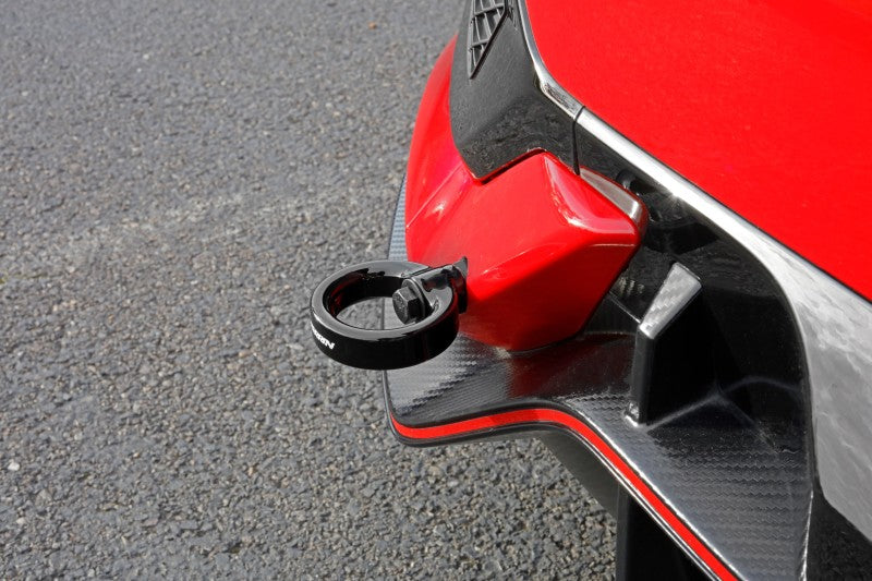 Perrin 10th Gen Civic SI/Type-R/Hatchback Tow Hook Kit (Rear) - Glossy Black PHP-BDY-251GBK PHP-BDY-251GBK Photo - Primary