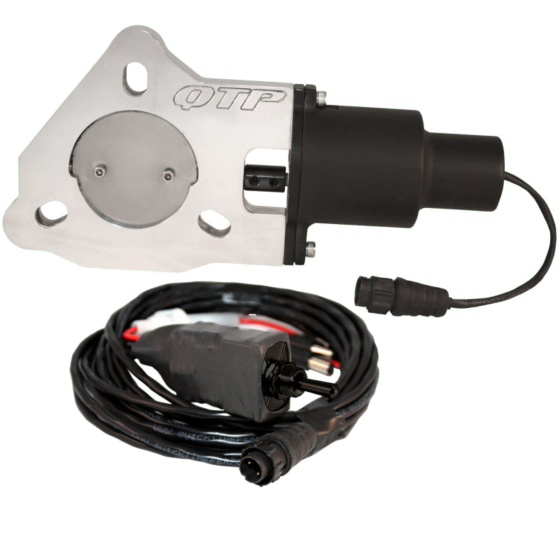 QTP 2.25in Bolt-On QTEC Electric Cutout Valve - Single QTEC225 QTEC225 Photo - Primary