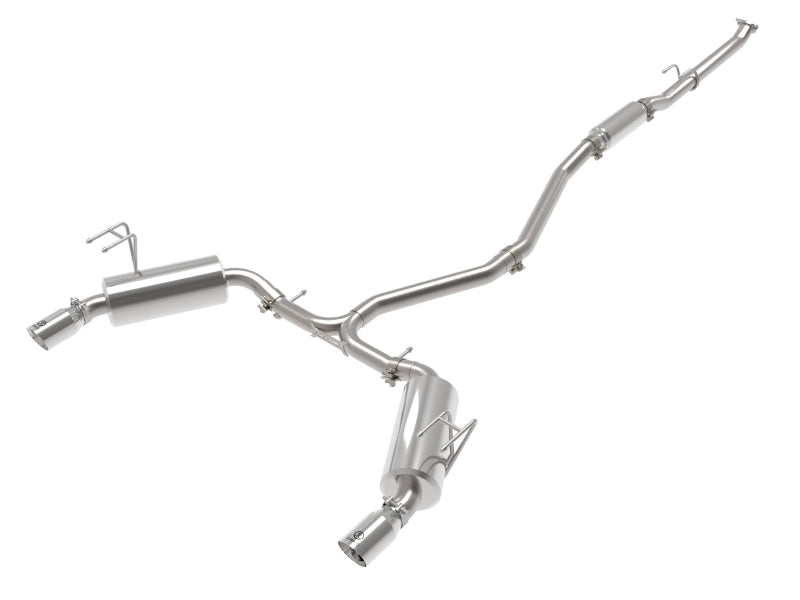 aFe POWER Takeda 2022 Honda Civic Stainless Steel Cat-Back Exhaust System w/ Polished Tip 49-36628-P 49-36628-P Photo - Primary