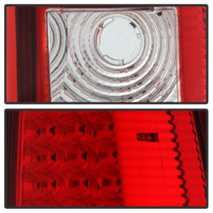 SPYDER Xtune Chevy Silverado 1500/2500/3500 03-06 LED Tail Lights Red Clear ALT-ON-CS03-LED-RC 5008787 5008787 Photo - Unmounted