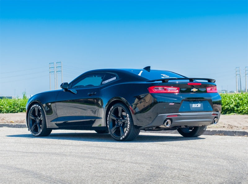 Borla 16-17 Chevy Camaro SS 6.2L ATAK Catback Single Split Rear Exit Exhaust w/Single Tips 140690 140690 Photo - Close Up