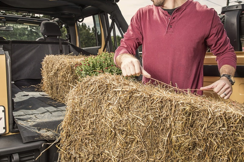 Rugged Ridge C3 Cargo Cover,No Subwoofer;07-18 Jeep Wrangler JKU,4 Door 13260.01 Photo - Mounted