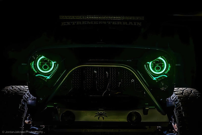 ORACLE Lighting Oracle 7in High Powered LED Headlights - Black Bezel - ColorSHIFT 2.0 5769-333 5769-333 Photo - lifestyle view