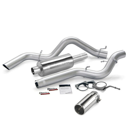 Banks Power 06-07 Chevy 6.6L ECLB Monster Exhaust System - SS Single Exhaust w/ Chrome Tip 48940 48940 Photo - Primary