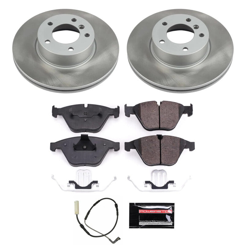 PowerStop Power Stop 2008 BMW 328xi Front Semi-Coated Rotor Kit SC4677 SC4677 Photo - Primary