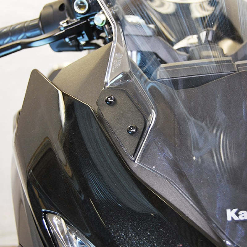 New Rage Cycles 18-24 Kawasaki Ninja 400 Mirror Block Off Plates N-400-MBO N-400-MBO Photo - Primary