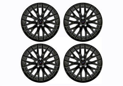 Ford Racing 15-16 Mustang GT 19X9 and 19X9.5 Wheel Set with TPMS Kit - Matte Black M-1007K-M19XB M-1007K-M19XB Photo - Primary