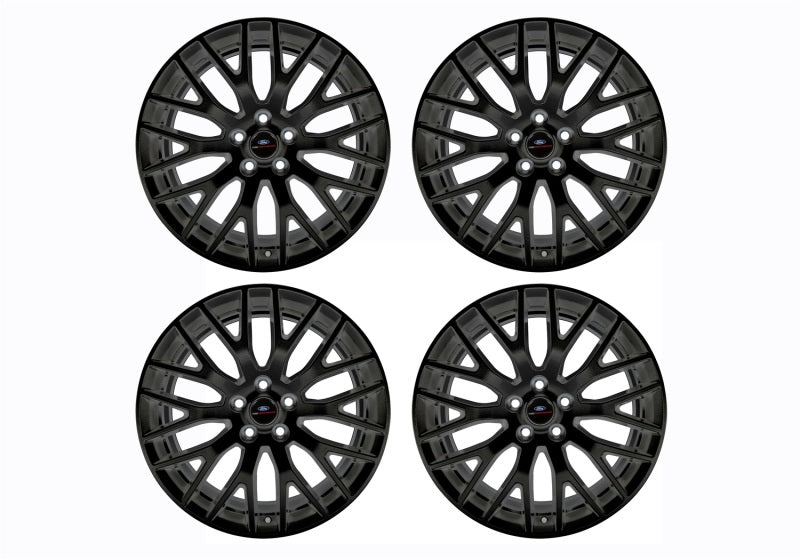 Ford Racing 15-16 Mustang GT 19X9 and 19X9.5 Wheel Set with TPMS Kit - Matte Black M-1007K-M19XB M-1007K-M19XB Photo - Primary