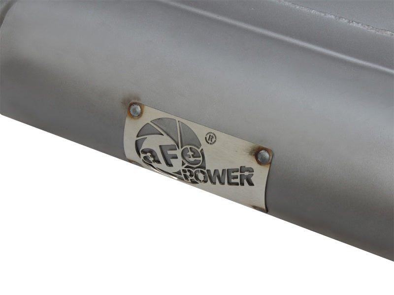 aFe Scorpion 2-1/2in Aluminized Steel Axle-Back Exhaust System w/Polished 49-08047-P Photo - Unmounted