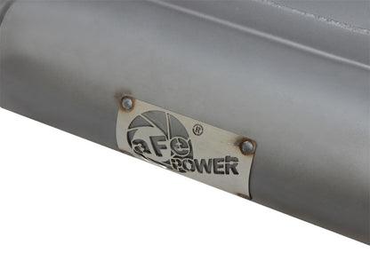 aFe Scorpion 2-1/2in Aluminized Steel Axle-Back Exhaust System w/Polished 49-08047-P Photo - Unmounted